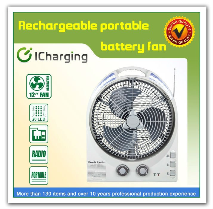 Rechargeable Battery Operated Portable Fans