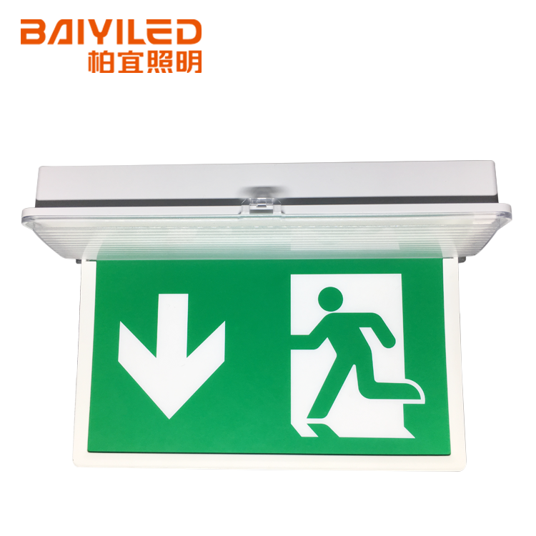 Best Price Doublesided Led Double-sided Down Arrow Fire Dual Head Light Exit Sign