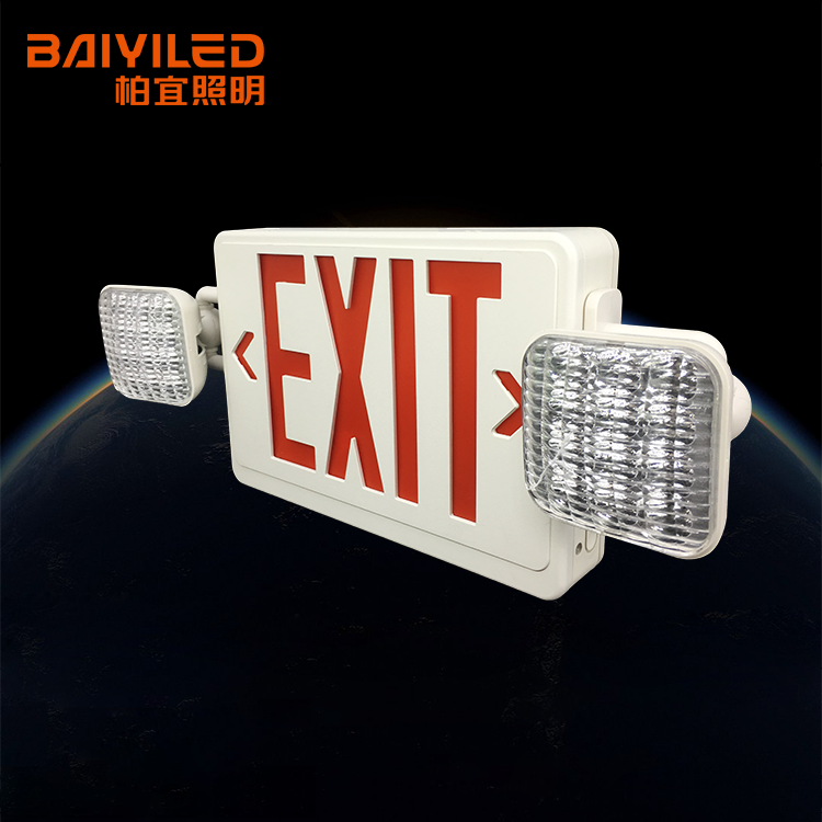 Emergency Luminous Emergency Light Escape Evacuation Lamp Exit Combo Sign Led