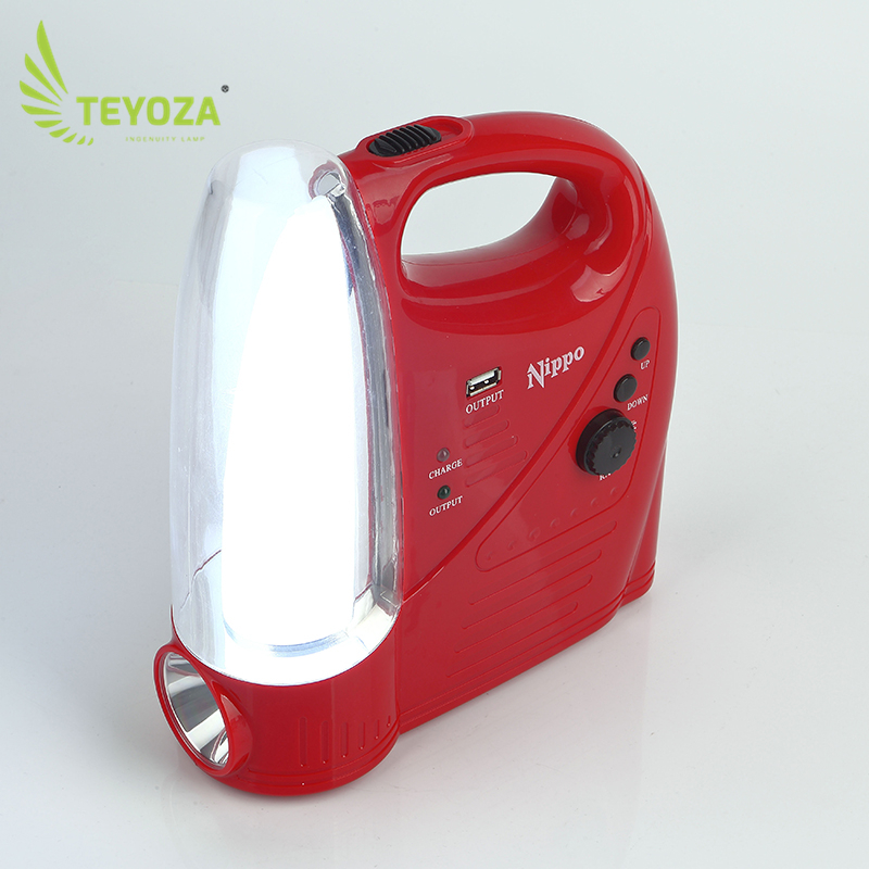 Outdoor rechargeable portable led lantern camping solar light