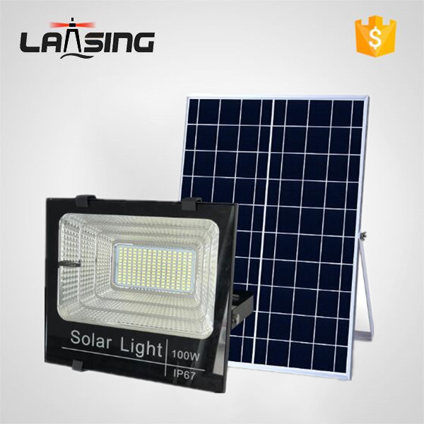SL100 High lumen bridgelux IP65 waterproof outdoor 100 w solar led flood light