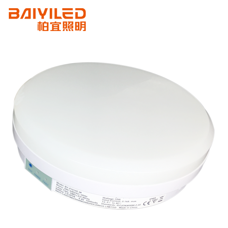 IP65 Rate Asian Bathroom Battery Backup Led Emergency Ceiling Light
