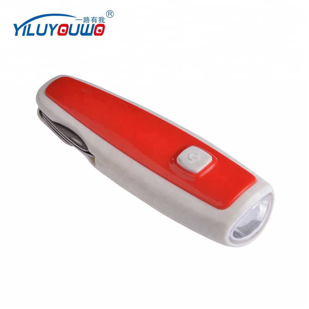 China Custom Emergency Warning COB led Torch Multi- Tools Flashlight