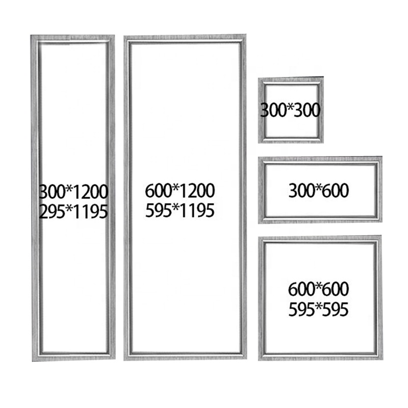 2019 new ultra thin slim panel indoor 600x600 surface recessed LED ceiling led panel light