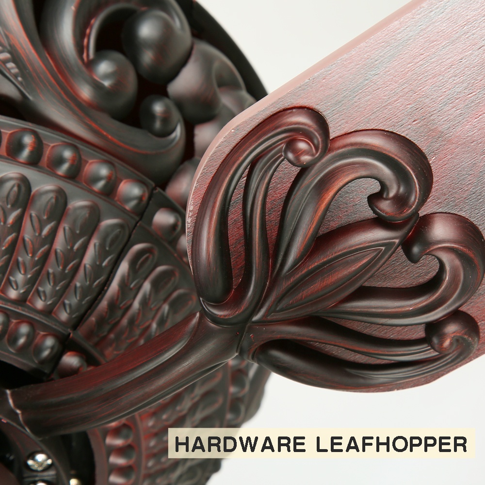 52 inch Heritage Bronze Pendant Lamp Lighting Decorative Imported Plywood Wood Ceiling Fan With Light