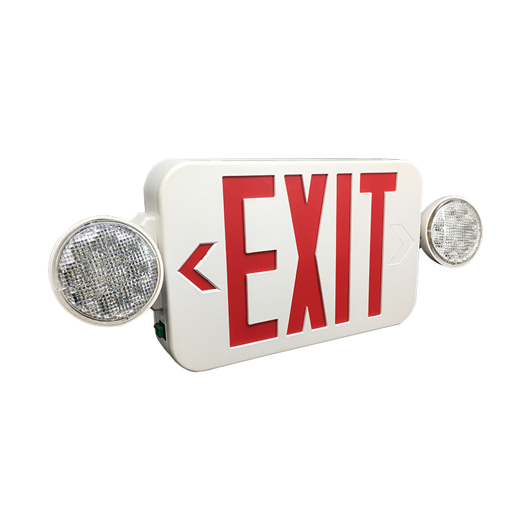 Popular Rechargeable Sign 60led Emergency Light Metal Box Single Side Led Exit Board
