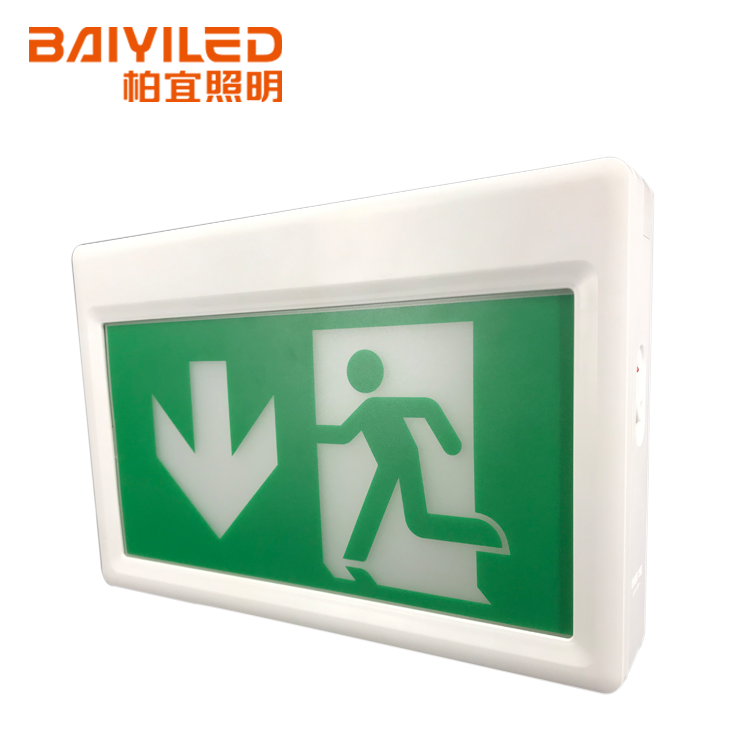 Self Powered Test Ceiling Luminaire Luminous Signage Emergency Light