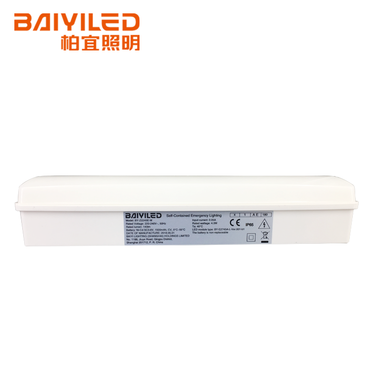 Ip65 Emergency Lamp Ceiling Linear Fitting Dlc Etl Saa Led Bulkhead