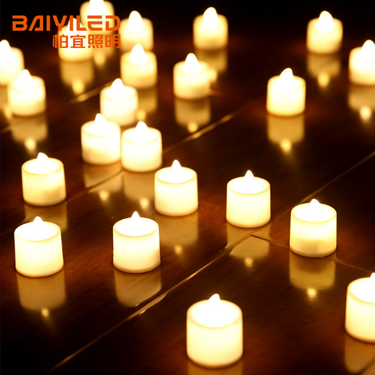 Rechargeable Led Electric Outdoor Flickering Solar Candle Light