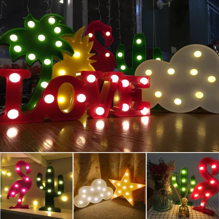 Marquee Letter Metal Bulb Love Light Sign with light bulbs