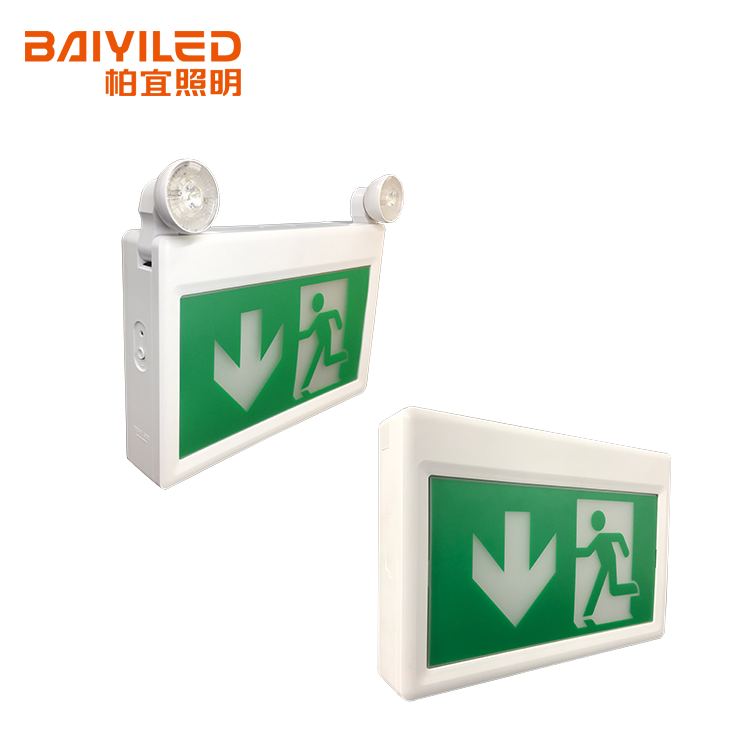 Factory price Evacuation Light Box Fire Acrylic Board Battery Operated Exit Sign