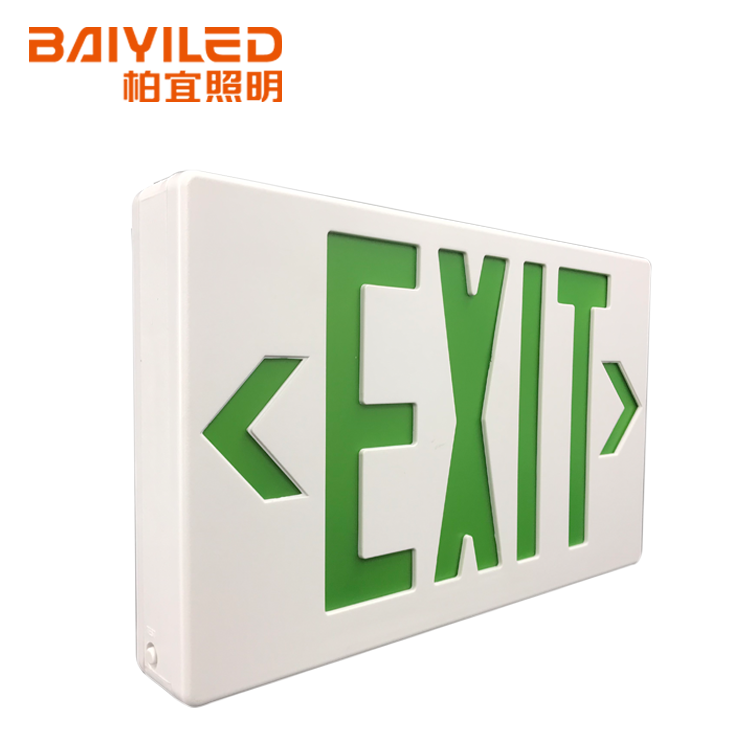 3.6v 0.6ah Ni-cd Rechargeable Battery Plastic Emergency Double Sided Led Exit Sign 12mm