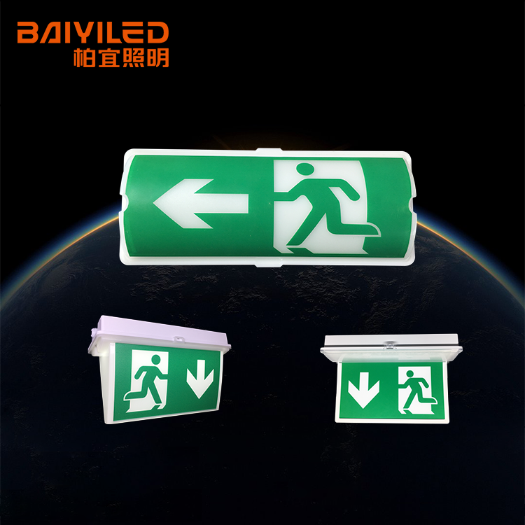 Best price  China Led Light Printable Recessed Emergency Wholesale Exit Sign