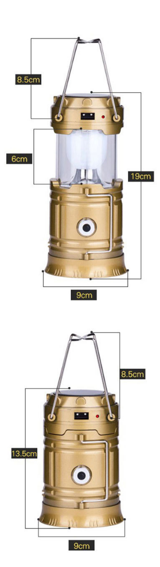 12 Volt Solar Laser Rechargeable Led Camping Light