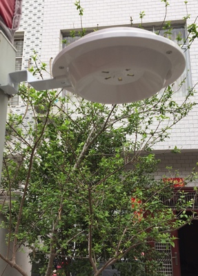 white color driveway garage solar patio led light mounted outdoor