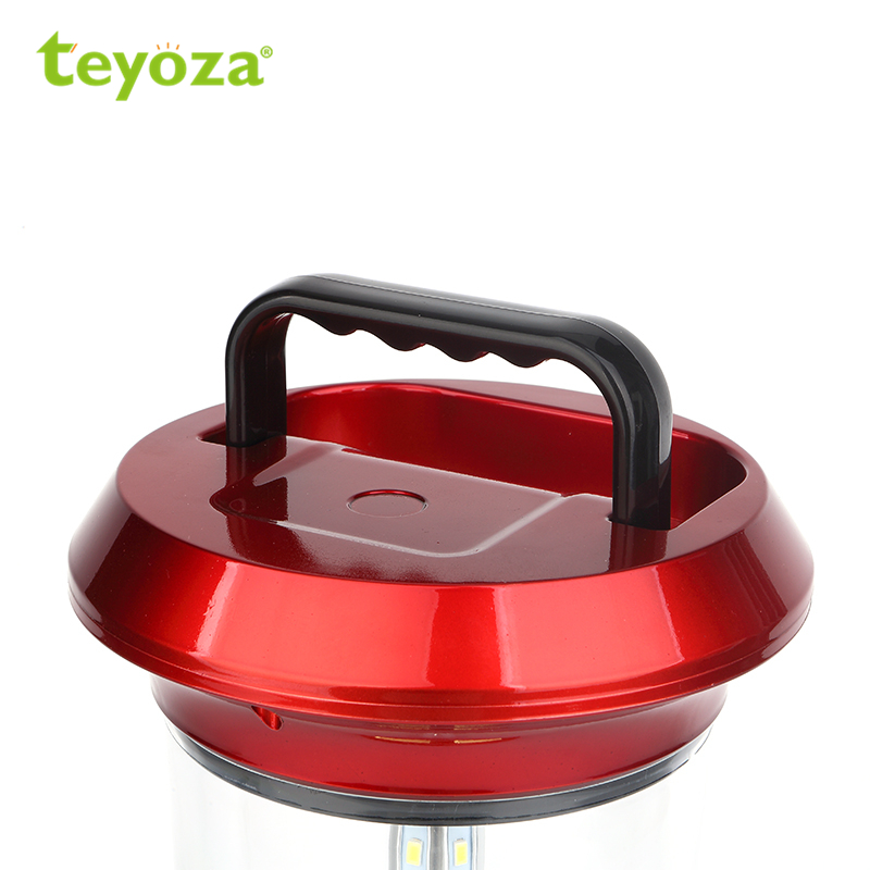 4 gears of brightness solar rechargeable LED camping lantern