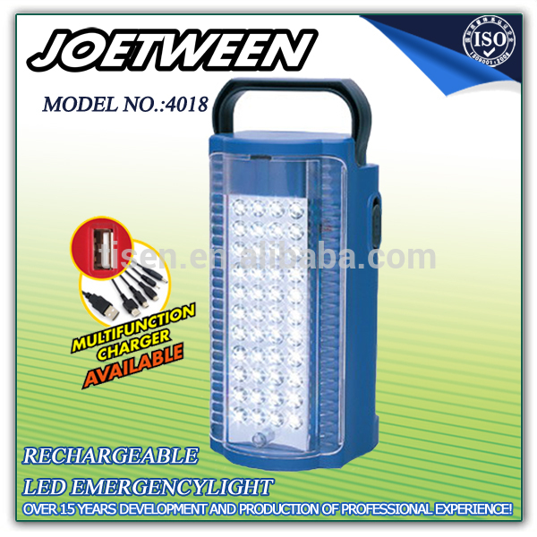 Handle USB solar emergency LED light 4018