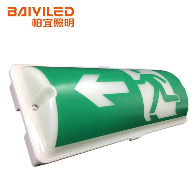 Ce Edge-Lit Fire Light Fixture Self-Luminous New Style Emergency Led Illuminated Exit Sign