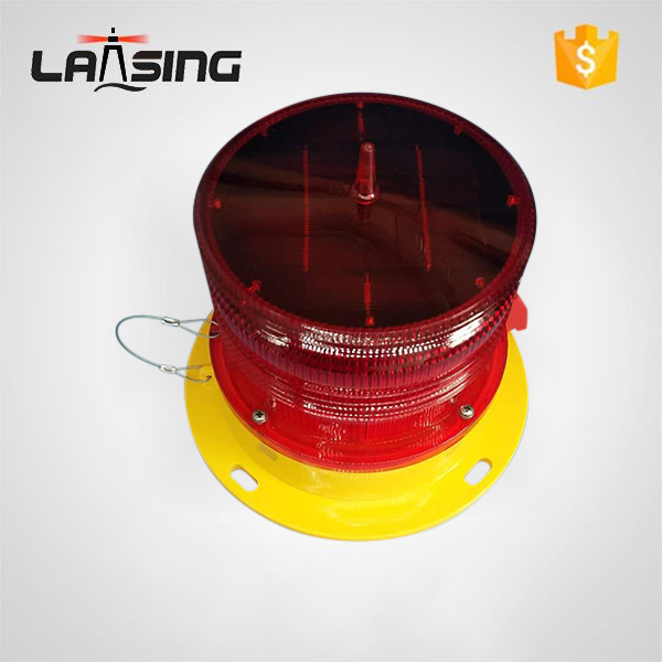 TY32S Energy Saving Red Flashing Solar aviation obstruction light/led aviation light