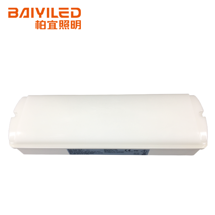Battery back up Led Ceiling Emergency Lighting Pvc Bulkhead Light