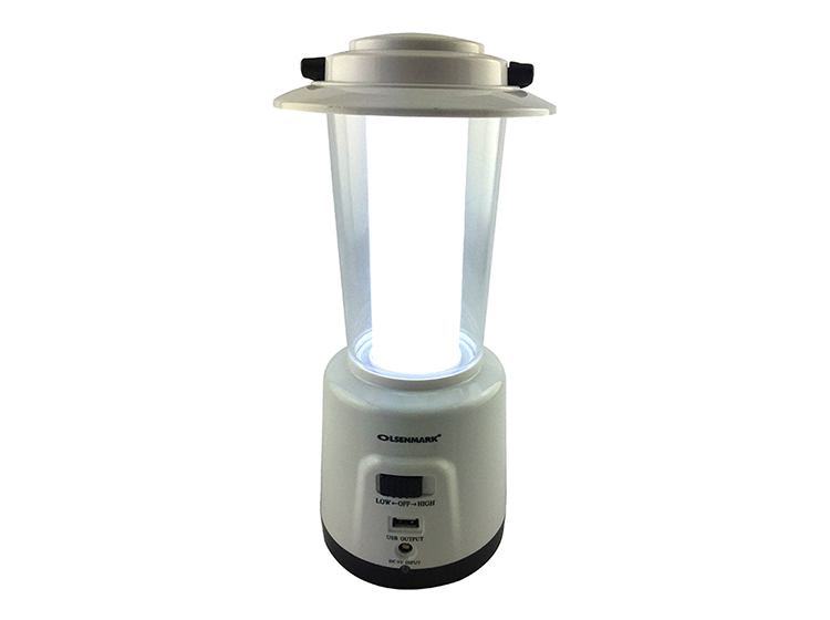 3W + 5 meters cable  Solar Rechargeable LED Camping Lantern with Power Bank