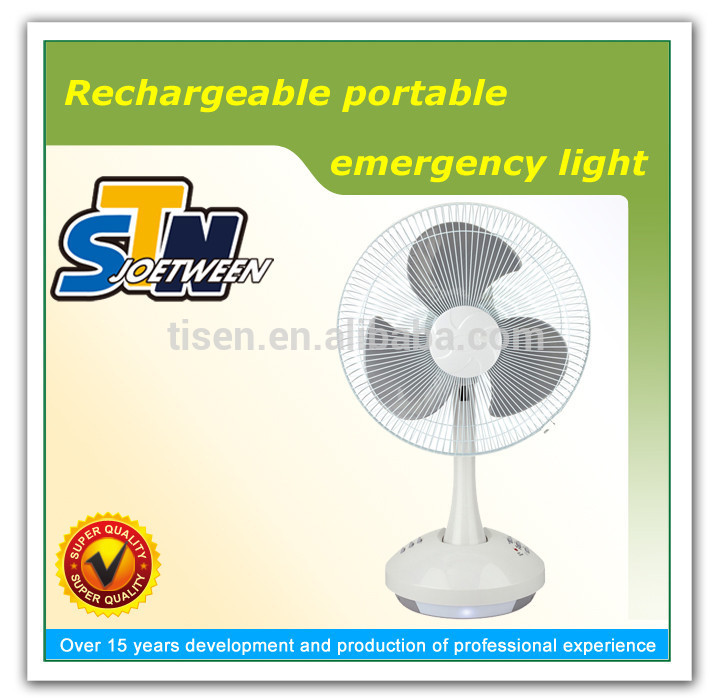Portable 12v china Solar fan with LED Light Battery operate