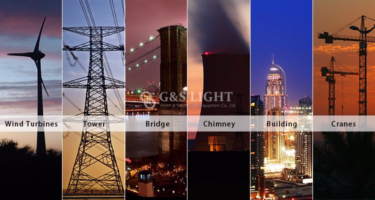 LED ICAO Medium Intensity Type B Red Aviation Obstruction Light