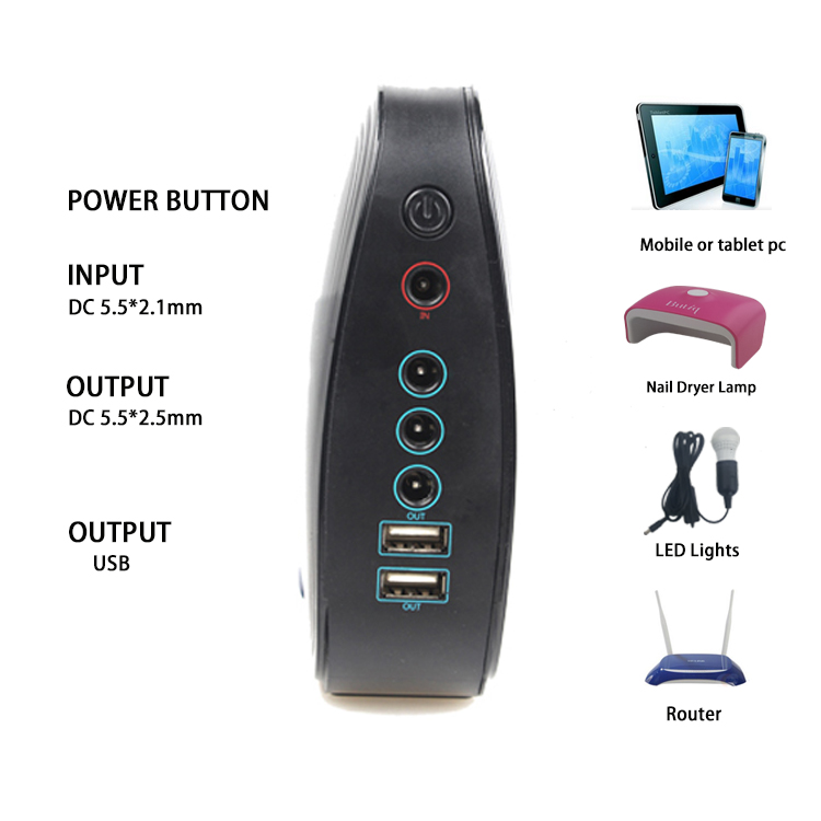 Sun energy solar dc lighting system with long working time lights