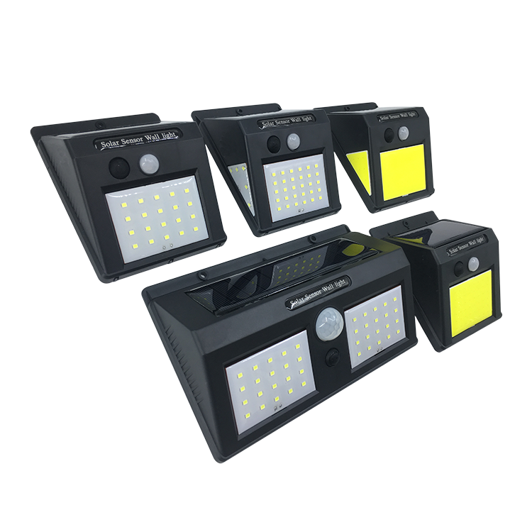 Outdoor 1500 Lumen Wall Sensor Led Solar Light For Garden