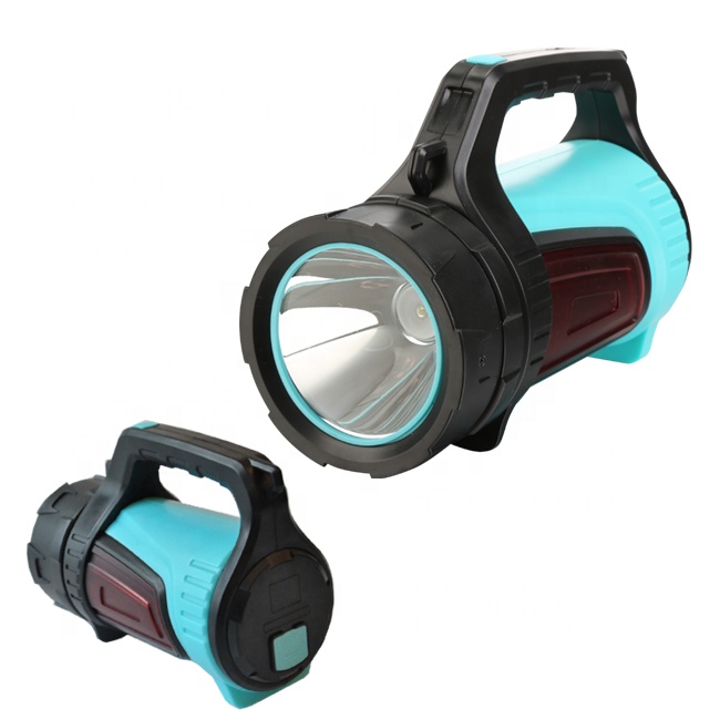5W spot light Rechargeable Hand Held Search Light Waterproof Outdoor Portable Powerful Led Searchlight with power bank
