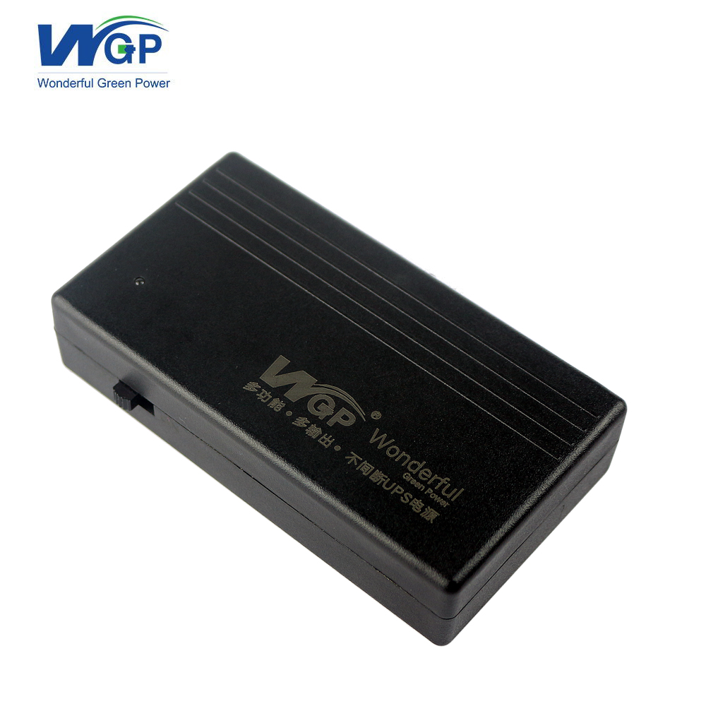 dc 9v 1000ma rechargeable mini ups battery backup power supply with 6600mah capacity