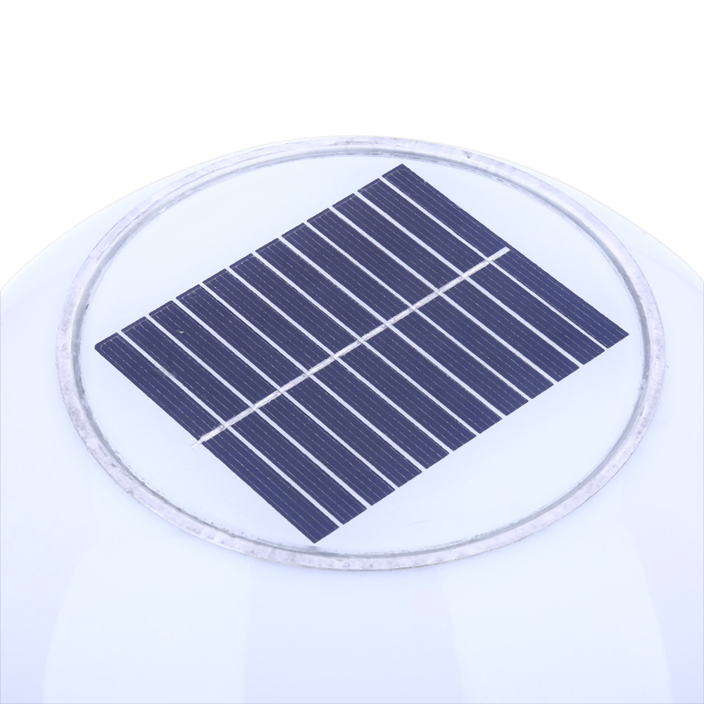 Courtyard Landscape outdoor waterproof post light fence lighting Round solar led ball pillar light