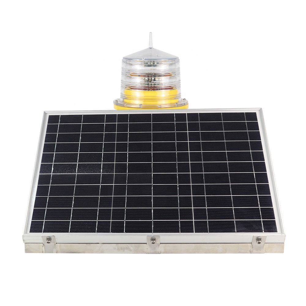 ICAO Medium Intensity type A LED Solar Aviation Obstruction Warning Light