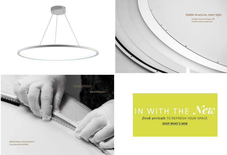 18w Ultra Slim led ceiling lights chandeliers pendant for home lighting