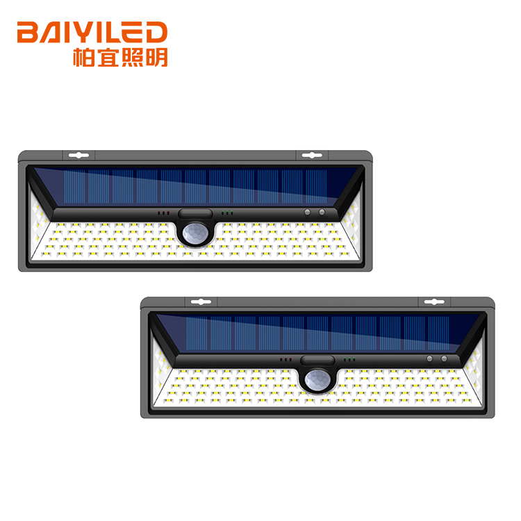 High quality Solar Wall Outdoor Led Motion Sensor Light