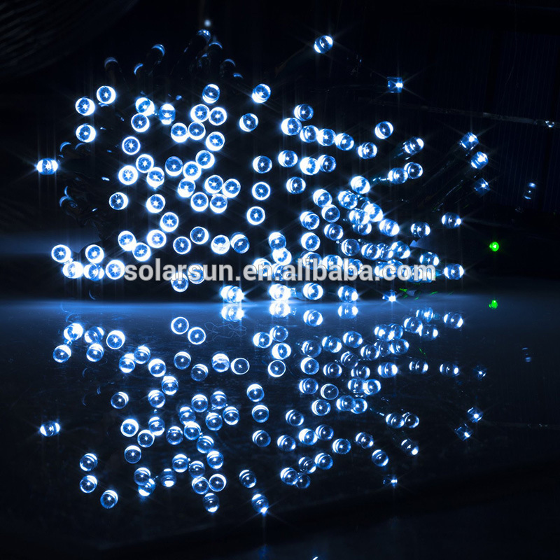 22 Meters 200 leds Outdoor LED Solar String Fairy Light/Christmas colorful led lights/waterproof led lights for