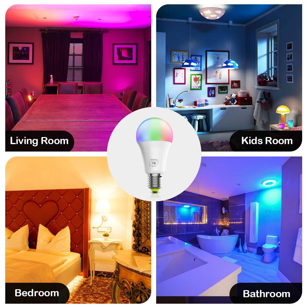 Bluetooth LED Smart Bulb E27 Wifi Wireless Controlled Google Bluetooth WIFI LED Smart Light Bulb 7W 9W 11W
