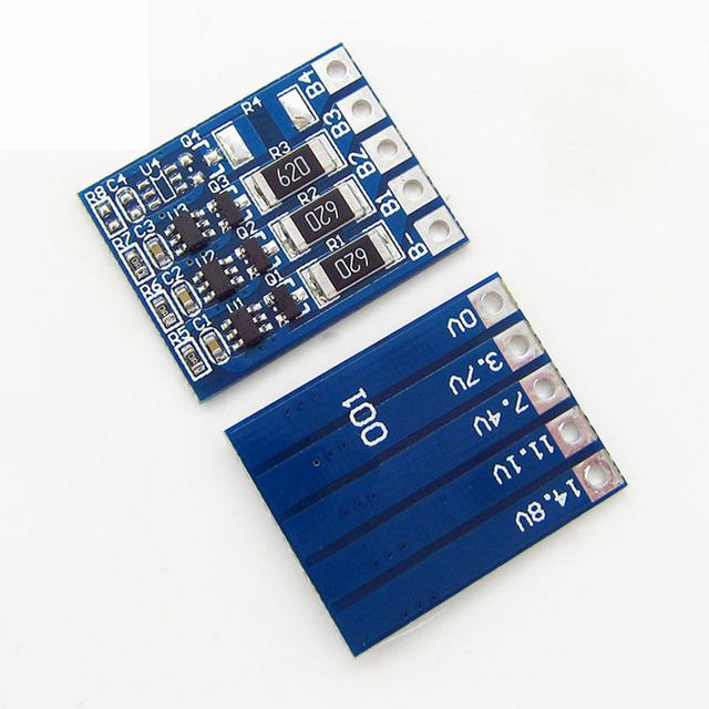 3S 11.1V 12.6V 4.2V 66mA 18650 Lithium Battery Balance Board Charge Charging Balanced Function Polymer Li-ion Lipo Module BMS