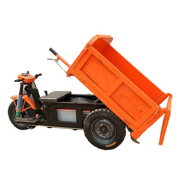 Agricultural tricycle mining dump truck electric mini dumper