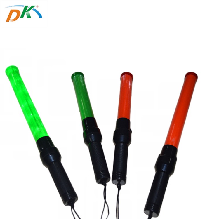 Traffic signal control warning wand baton PVC material led light