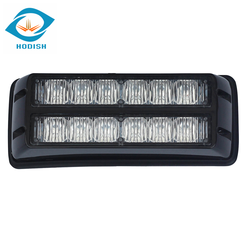 12-24V LED Strobe Light, Amber Blue Red Dual Color Flash Strobe Warning Light