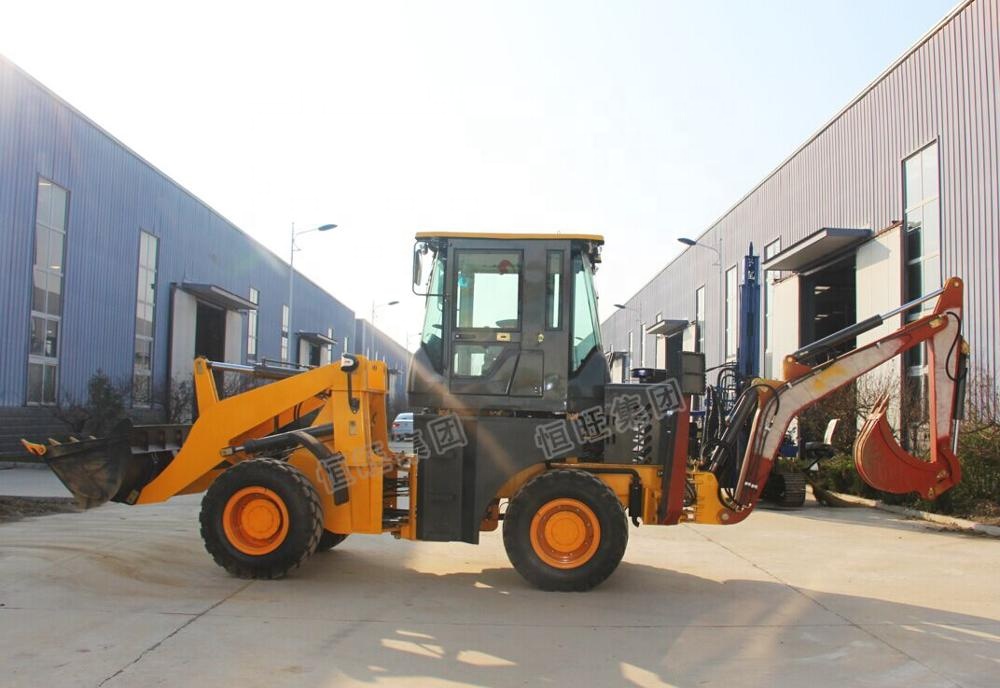 China mini agricultural backhoe loader mini excavator