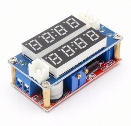 2 in 1 XL4015 5A Adjustable Power CC/CV Step-down Charge Module LED Driver Voltmeter Ammeter Constant current constant voltage