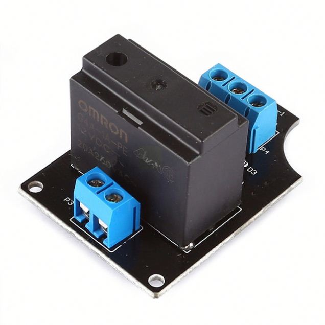 12VDC 20A 250VAC 1 Channel G4A-1A-PE Solid State Relay Module
