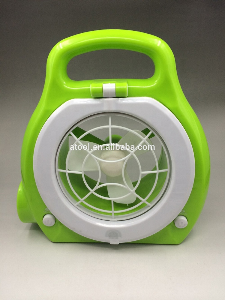 portable 0.5w+29smd led rechargeable fan light with built-in battery