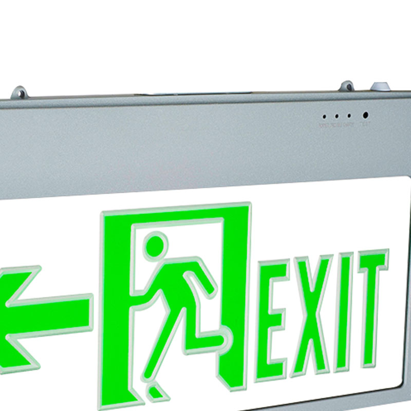 High quality  ABS+acrylic material 3w wall mounted fire safety exit sign led emergency warning light