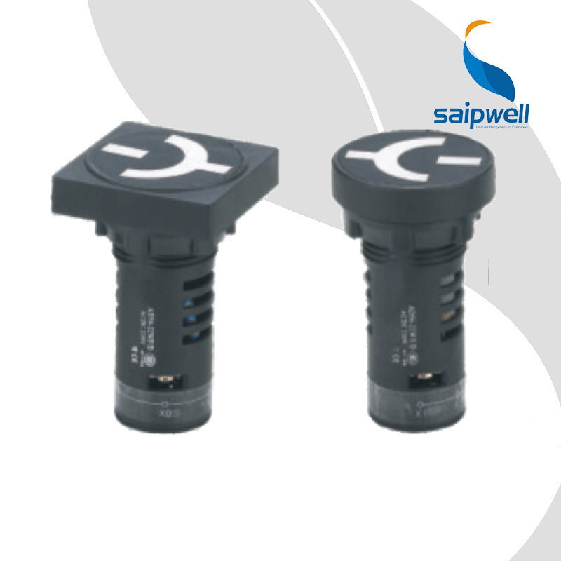 SAIP/SAIPWELL Quick offer Signal Lamp Indicator Lamp Electric Waterproof Led Indicator Lamp 220V