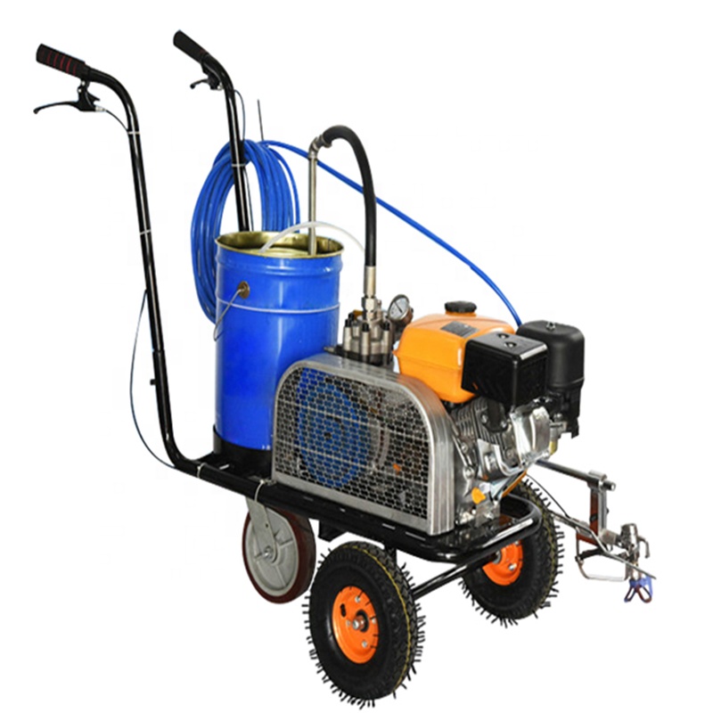 road track line marking machine for running track