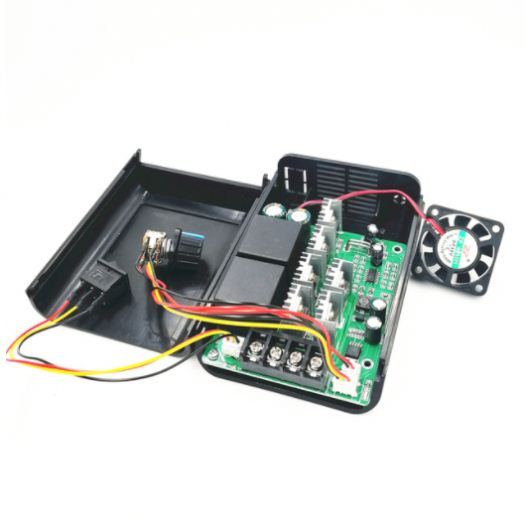 40A DC motor speed controller Built-in fan with shell Motor forward reverse Stall protection 12V24V36V48V(6.5)