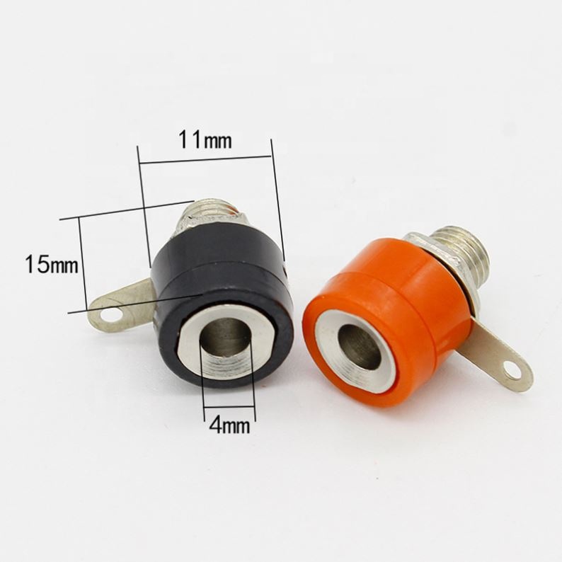 4mm banana binding post 4mm banana socket 5color/lot